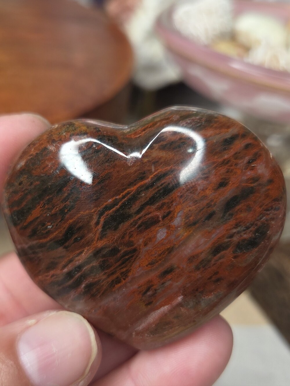 Petrified Wood Heart B